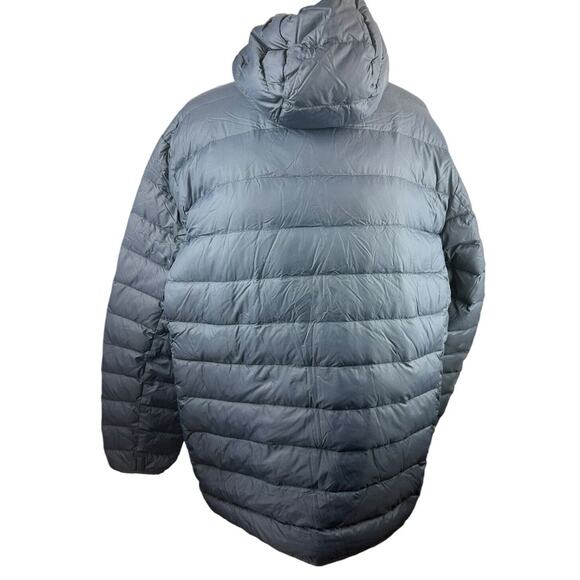 Eddie Bauer CirrusLite Down Hooded Jacket Zip Dark Blue Puffer Men's Size XL - Picture 12 of 15